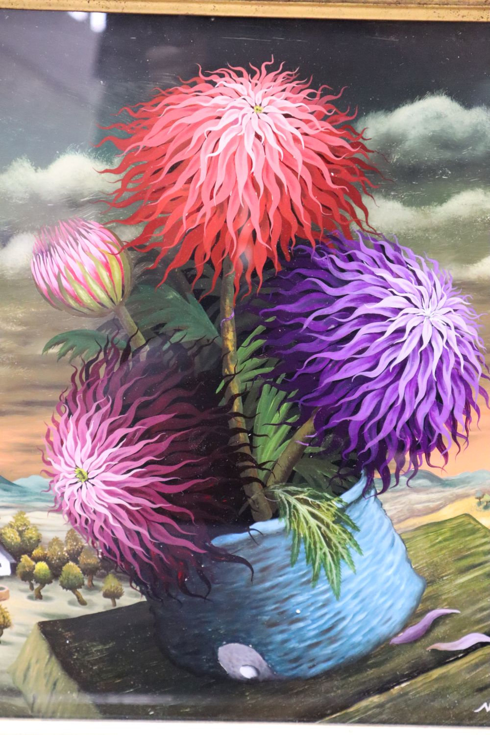 Mijo Kovacic (b.1935) Blumenstilleben, 34 x 32cm